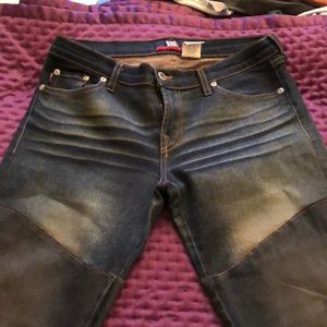 30” Waist Hippie Jeans with fringe at the bottom